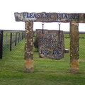 Pleasant Prairie Cemetery sign