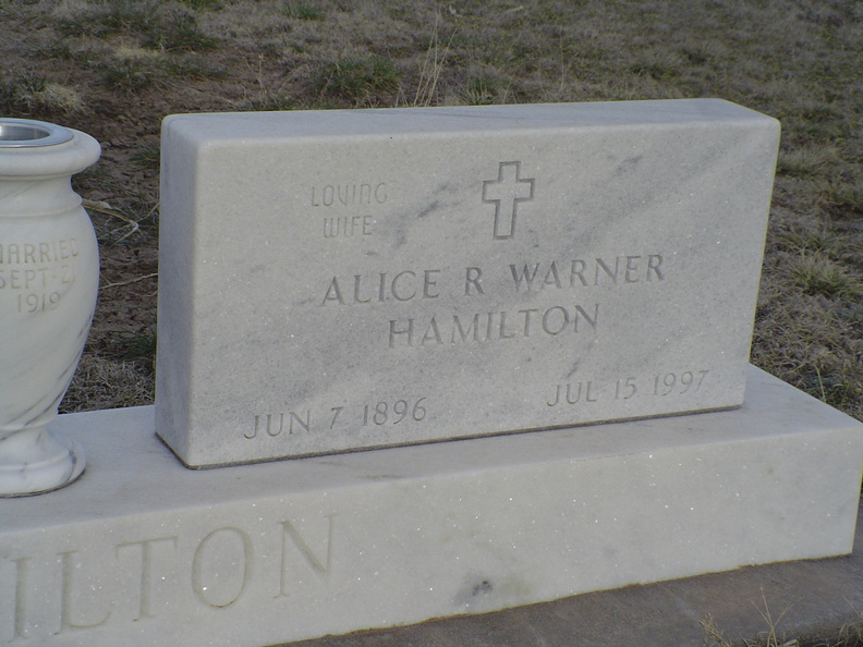Hamilton, Alice R. (Warner)