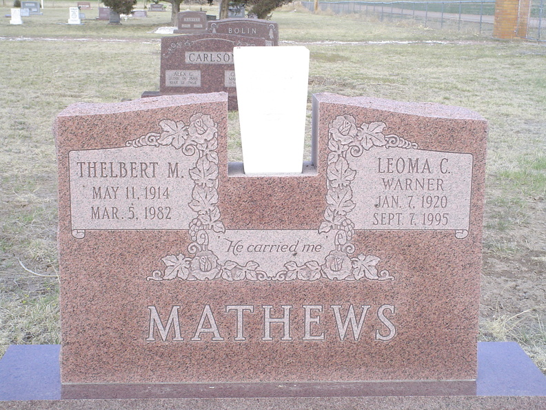 Mathews, Thelbert M. & Leoma C. (Warner)