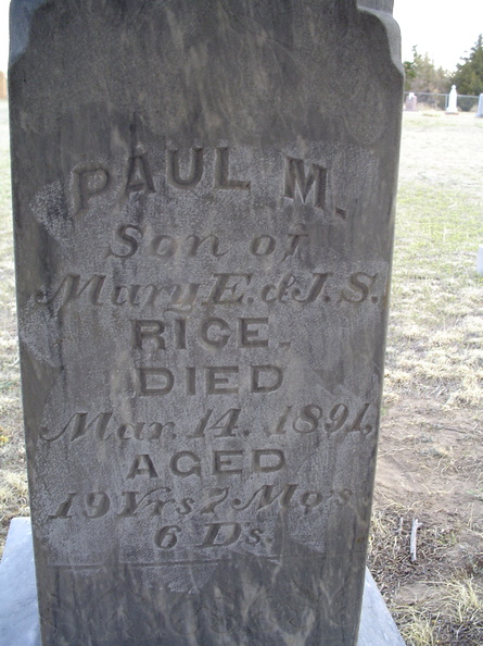 Rice, Paul M.