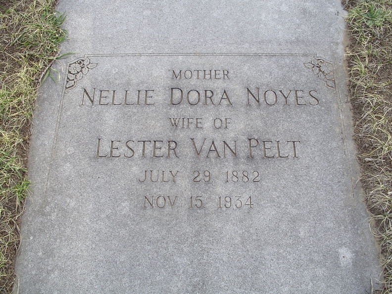 Van Pelt, Nellie Dora (Noyes)