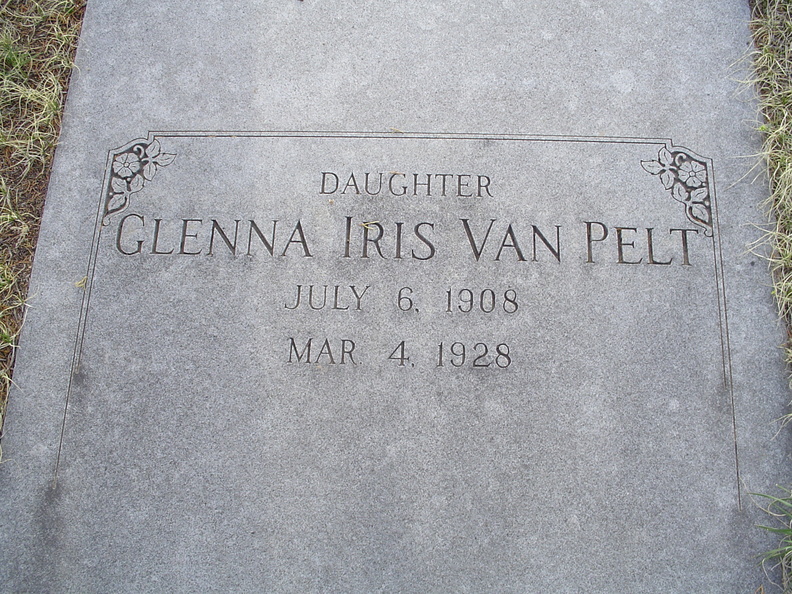 Van Pelt, Glenna Iris