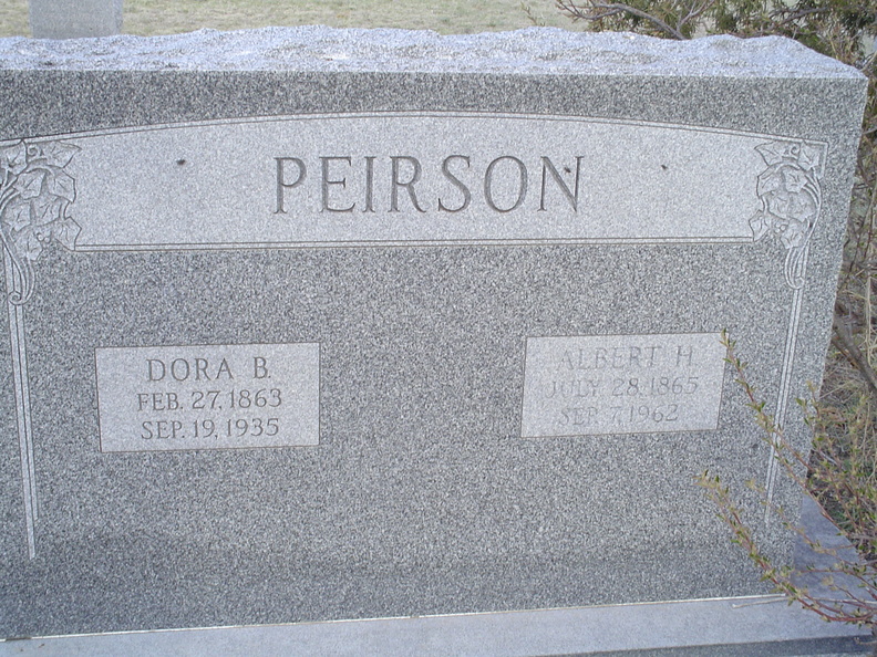 Peirson, Dora B. & Albert H.