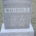 Whipple, Sadie R. & Edwin J.