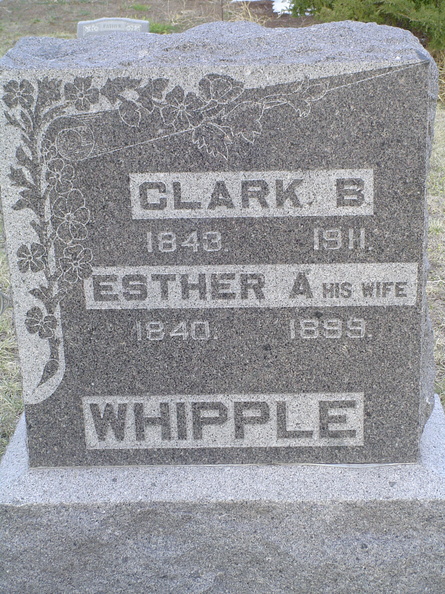 Whipple, Clark B. & Esther A.