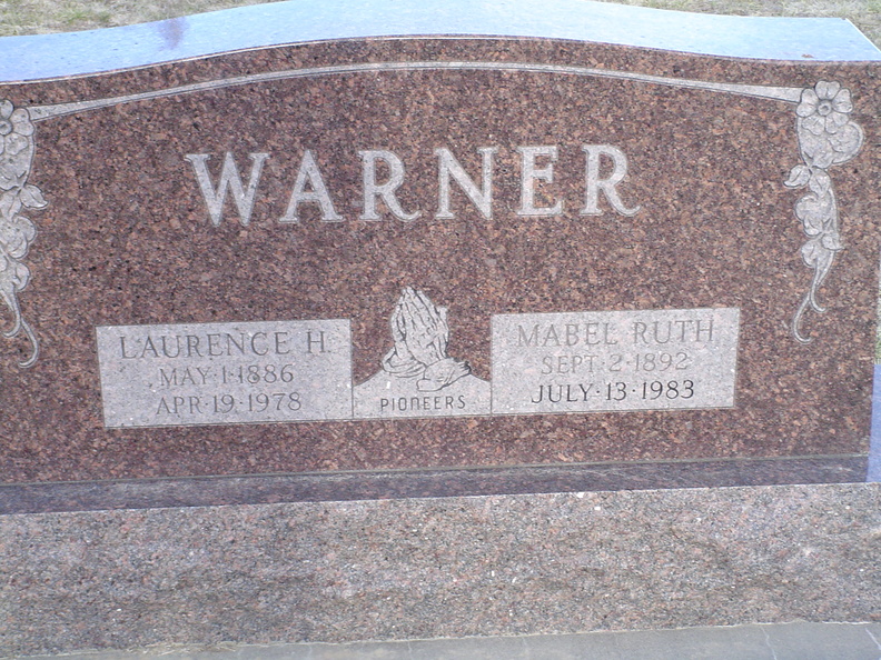 Warner, Laurence H. & Mabel Ruth