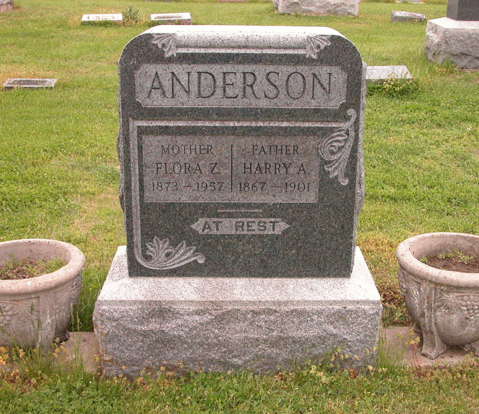 Anderson, Flora Z. & Harry A.