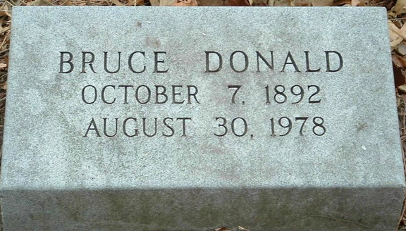 Donald, Bruce Stanton