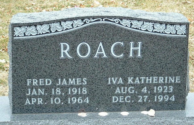 Roach, James Fred &amp; Iva Gannon
