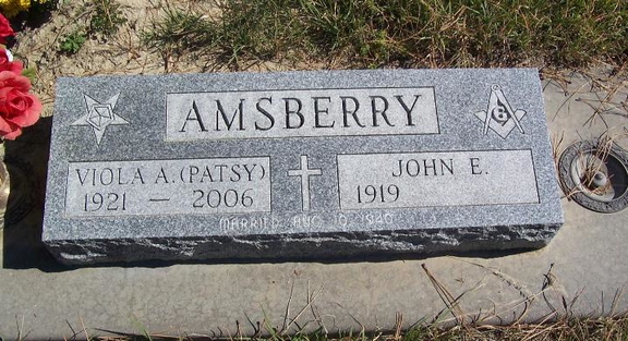 Amsberry, John E. &amp; Viola A Patsy