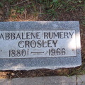 Crosley, Abbalene Rumery