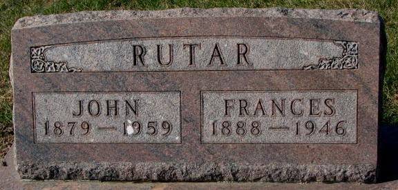 Rutar John &amp; Frances