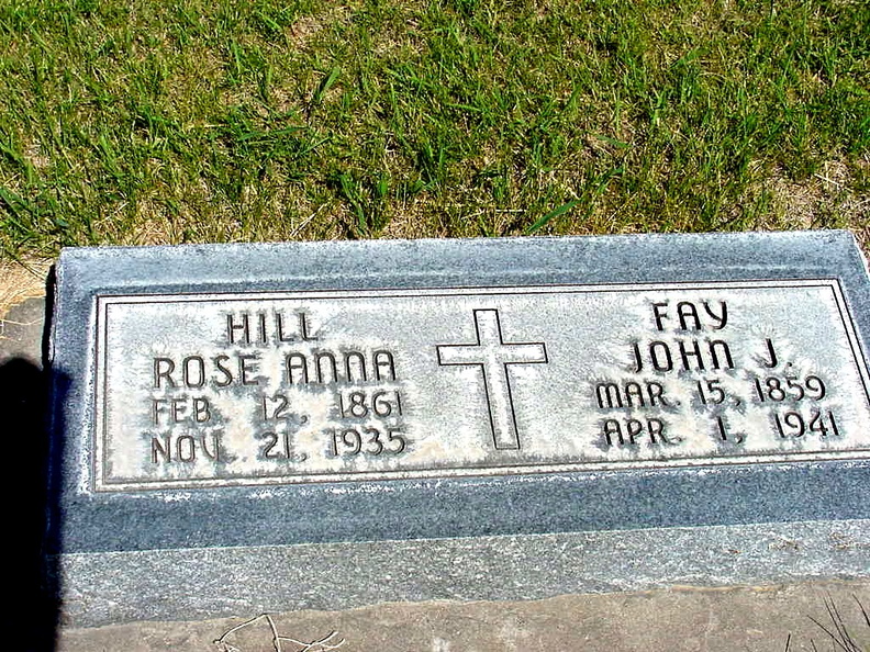 Hill, Rose Anna - Fay, John J.JPG