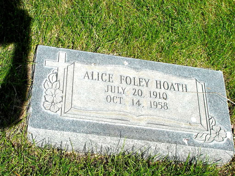 Hoath, Alice Foley