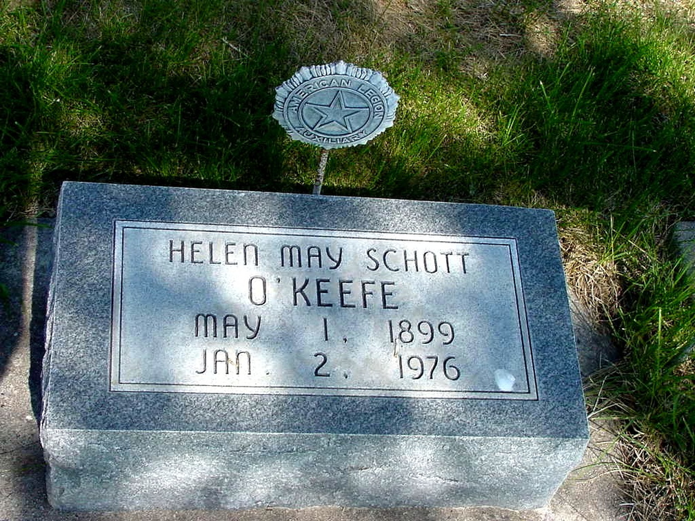 O'Keefe, Helen May Schott