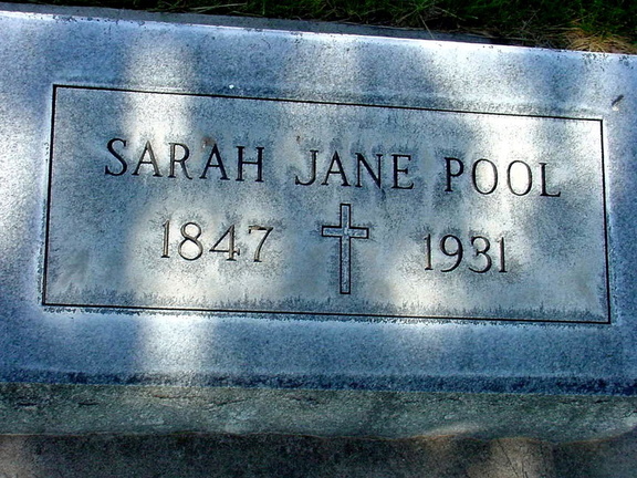 Pool, Sarah Jane