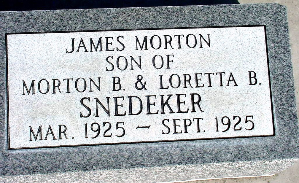 Snedeker, James Morton