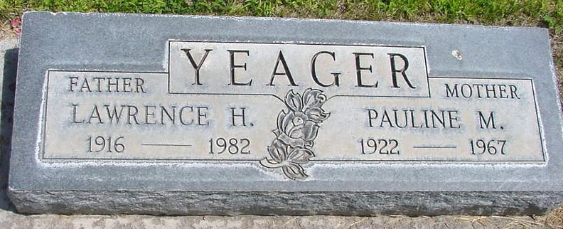 Yeager LawrenceH-PaulineM