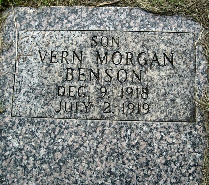 Benson, Vern Morgan