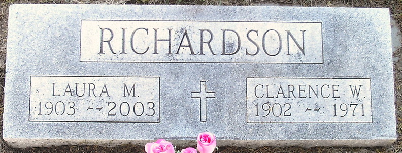 Richardson, Laura M. & Clarence W.