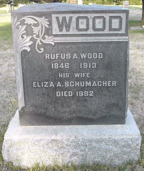 Wood, Rufus A. & Eliza A. (Schumacher)