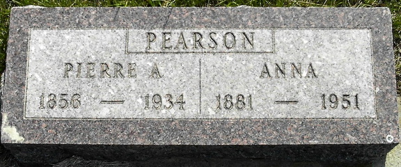 Pearson, Pierre A. & Anna