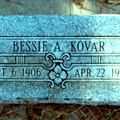 Kovar, Bessie A. (Hroch)