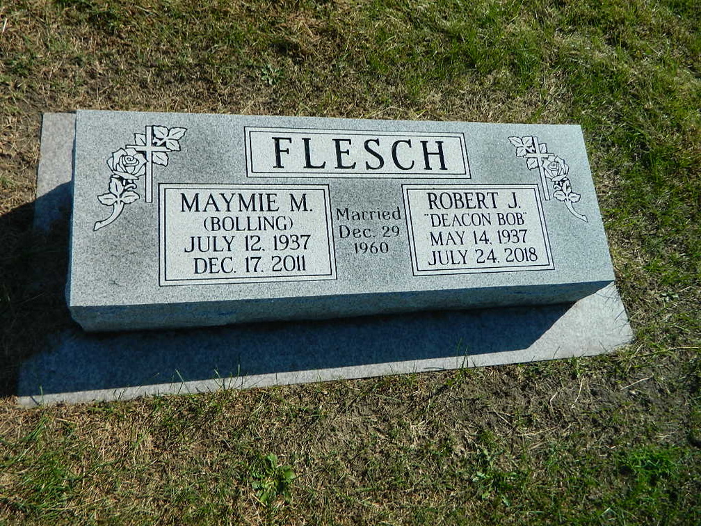 Flesch, Maymie M. (Bolling) & Robert J. "Deacon Bob"