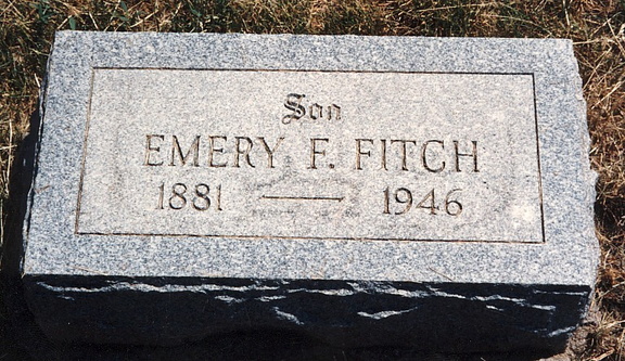 Fitch, Emery son of John &amp; Martha Lyons NE C