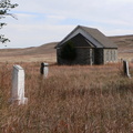 Dry Valley Church from cemetery