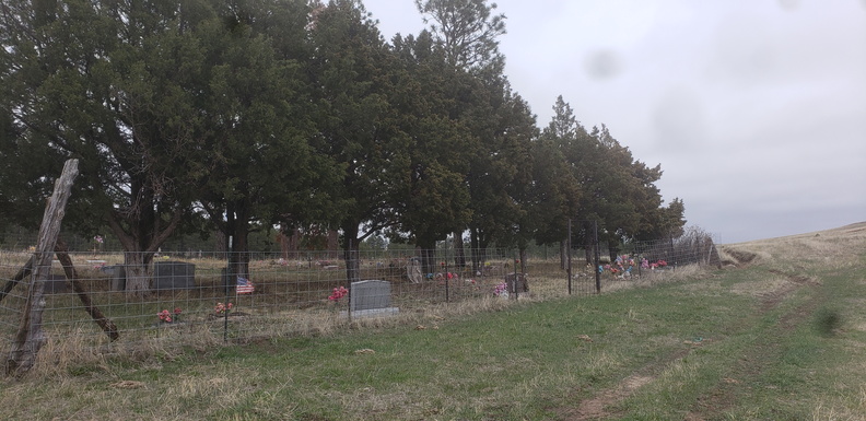 Abold Cemetery (wide angle view)