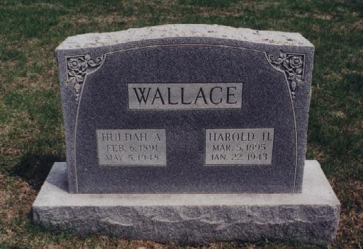 Wallace, Huldah A. & Harold H.