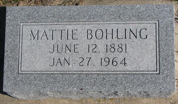Bohling Mattie