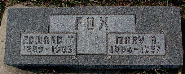 Fox Edward &amp; Mary