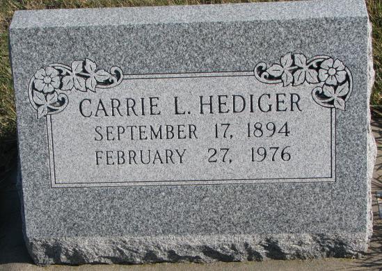 Hediger Carrie L.