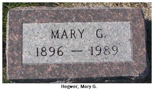 Hegwer Mary G.