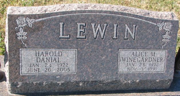 Lewin Harold &amp; Alice