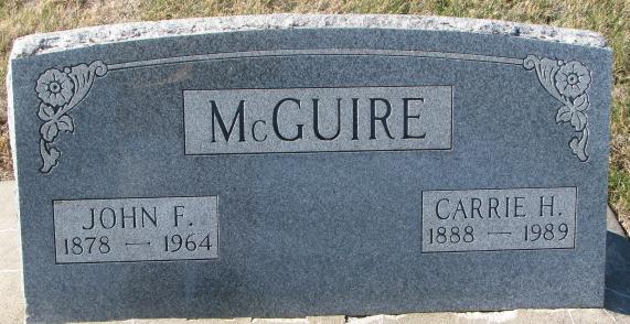 McGuire John &amp; Carrie