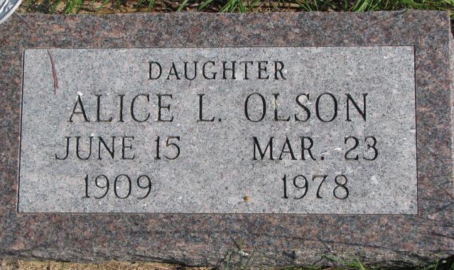 Olson Alice