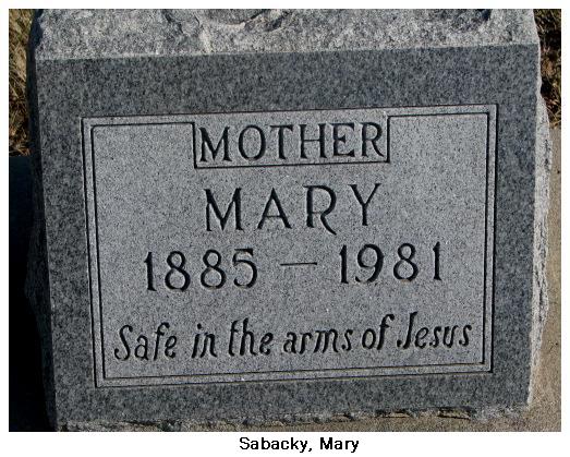 Sabacky Mary
