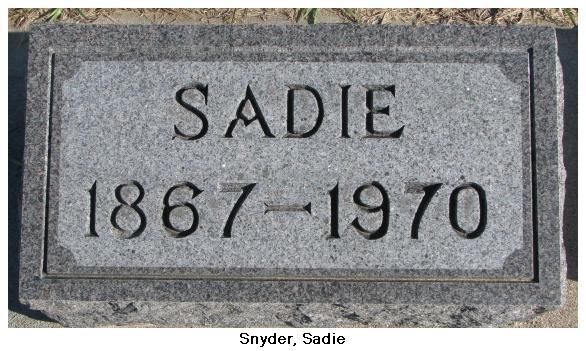Snyder Sadie