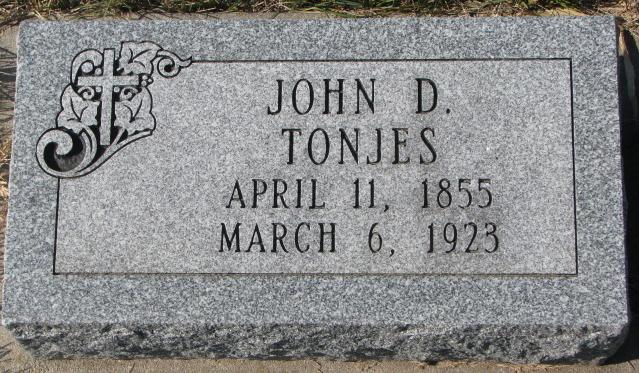 Tonjes John D.