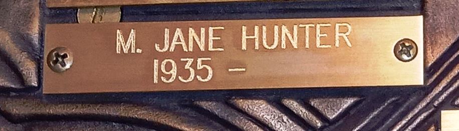 Hunter, M. Jane